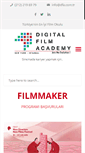 Mobile Screenshot of digitalfilmacademy.com.tr