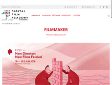 Tablet Screenshot of digitalfilmacademy.com.tr